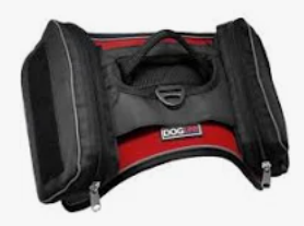 Dogline Quest Removable Utility Saddlebags + Built-In Waste Bag Black