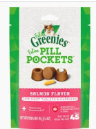 1.6 oz Greenies Pill Pockets Feline Salmon