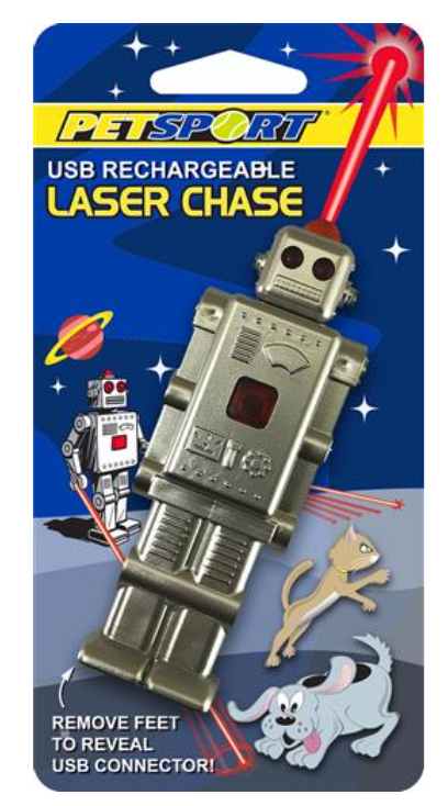 PetSport USB Rechargable Laser Chase Robot