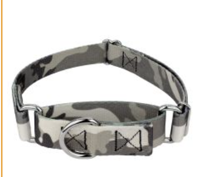 Urban Camo Martingale Dog Collar