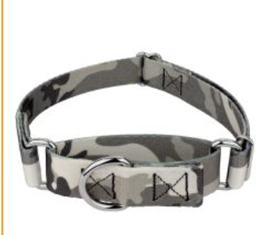 Urban Camo Martingale Dog Collar