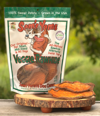 Sam&#39;s Yams Veggie Rawhide 5oz