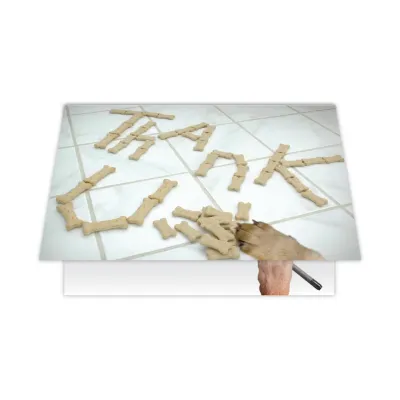 Thank You Dog Sitter Card