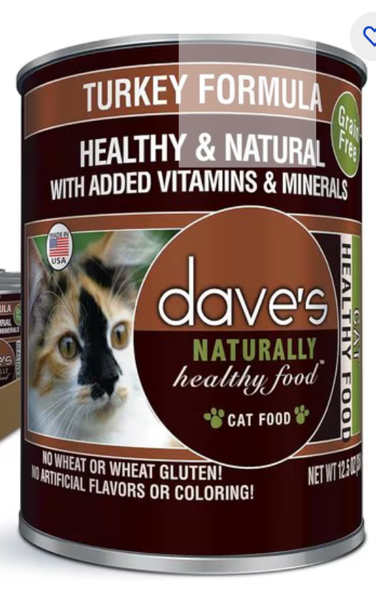 Dave&#39;s Cat Turkey Formula 12.5oz