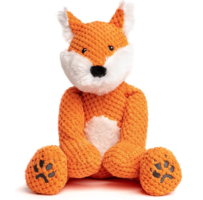 FabDog Floppy Fox Plush Dog Toy