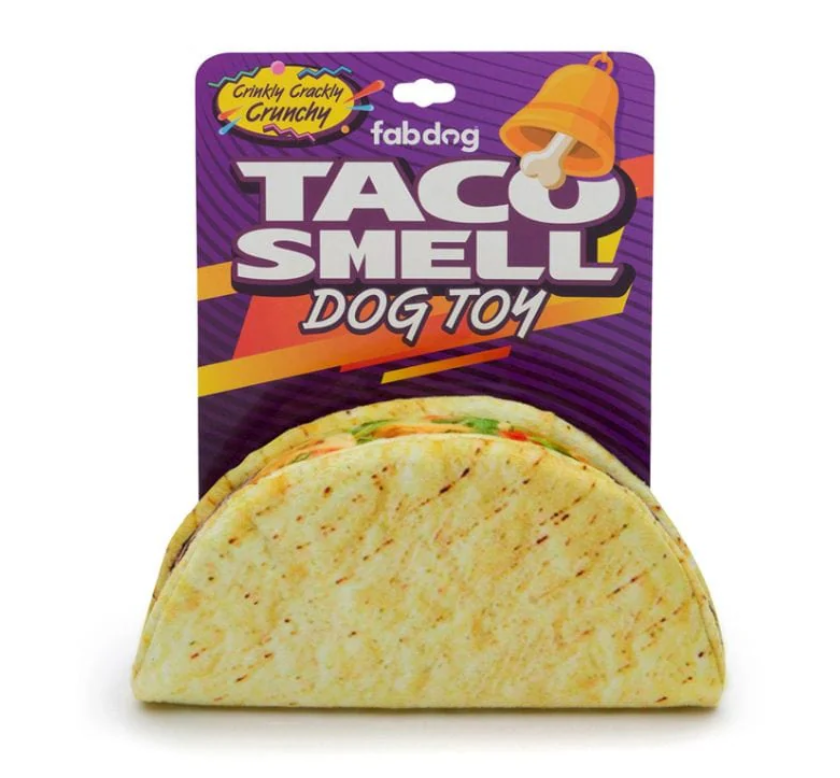 FabDog Taco Smell Taco Toy
