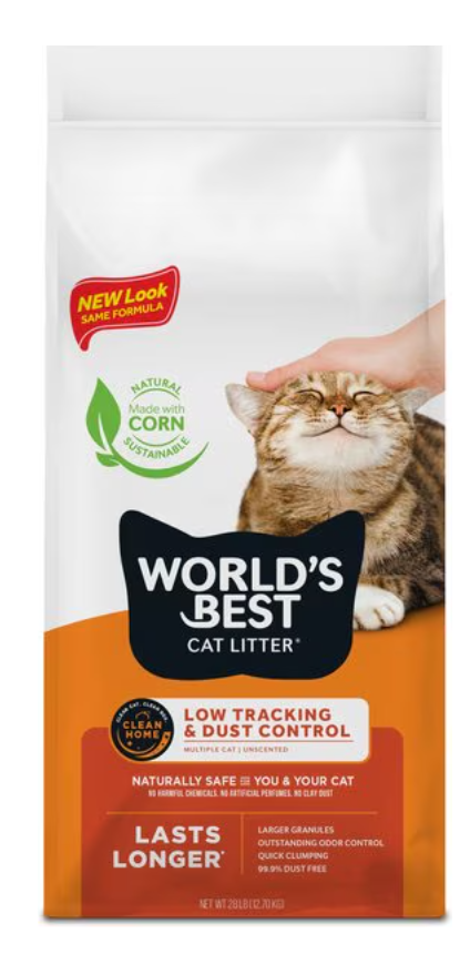 World&#39;s Best Low Tracking &amp; Dust Control Litter 28lb