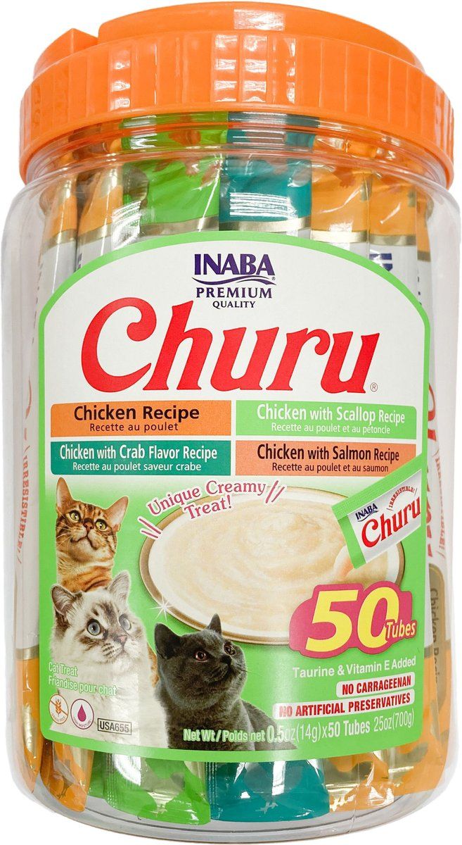 50/.5 OZ. CHURU CHICKEN AND SEAFOOD- VARIETY TUB
