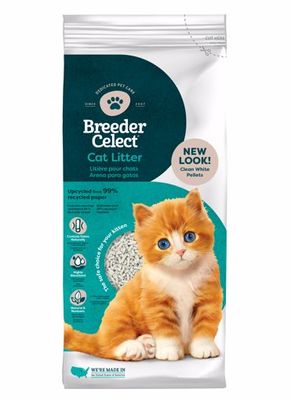 20 L. BREEDER CELECT - RECYCLED PAPER CAT LITTER