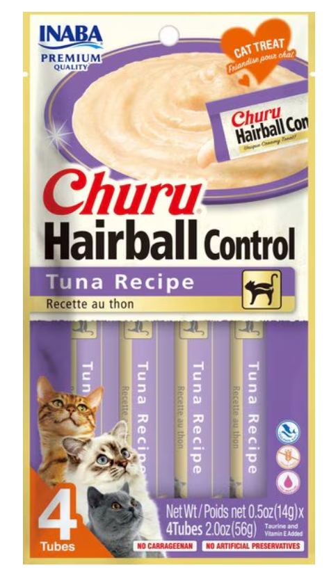 Churu Hairball Control Tuna 4 tubes