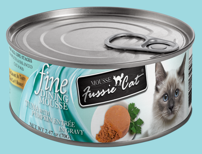 Fussie Cat Fine Dining Mousse Tuna &amp; Pumpkin 2.47oz