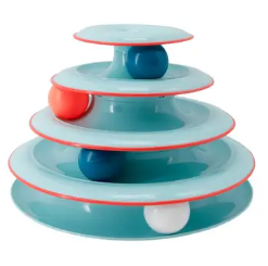 Catstages Chase Meowtain Cat Track Toy Blue