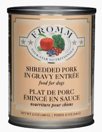 Fromm 4Star Shredded Pork in Gravy 12oz.