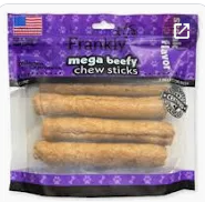 Frankly Mega Beefy Sticks 7 inch, Bacon, Chicken, or Steak 4 pack