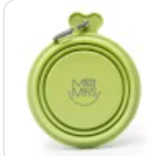 Messy Mutts Silicone Collapsible Bowl, varied colors