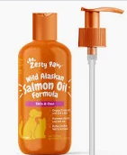 Zesty Wild Alaskan Salmon Oil for Dogs 16oz