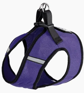 Dogline Boston Nylon Mesh Step In Harness Red or Lavendar