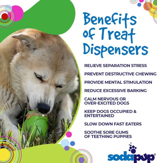 Sodapup Gnome Durable Pup-X Synthetic Rubber Treat Dispenser