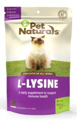 Pet Naturals Lysine Chews for Cats 60 count