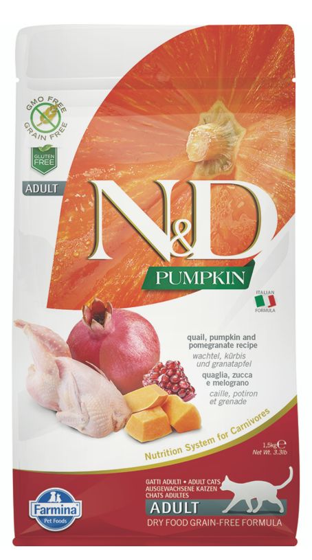 N&amp;D Pumpkin, Quail, &amp; Pomegranate Cat Food