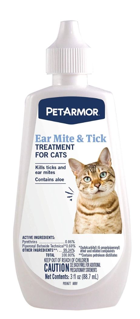 PetArmor Ear Mite and Tick Treatment for Cats