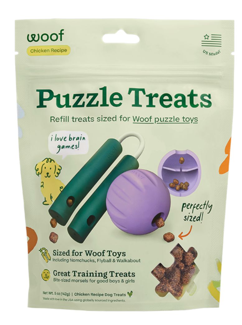 WOOF DOG FORAGER PUZZLE TREATS