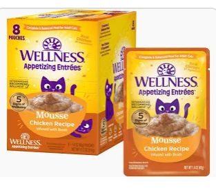 Wellness Appetizing Entrees Chicken Mousse 8 pouches