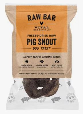 Vital Essentials Freeze-Dried PIG SNOUTS 1oz