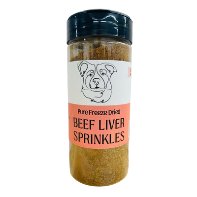 Koira Freeze Dried Beef Liver Sprinkles 6oz
