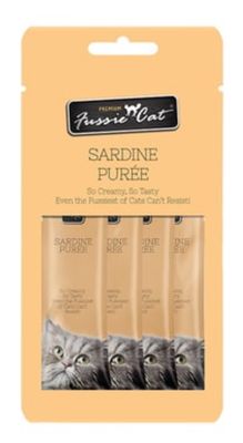 Fussie Cat Sardine Puree 4 tubes