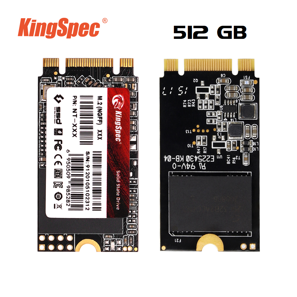 KingSpec M.2 SATA 512GB SSD 2242 SATA III 6Gbps