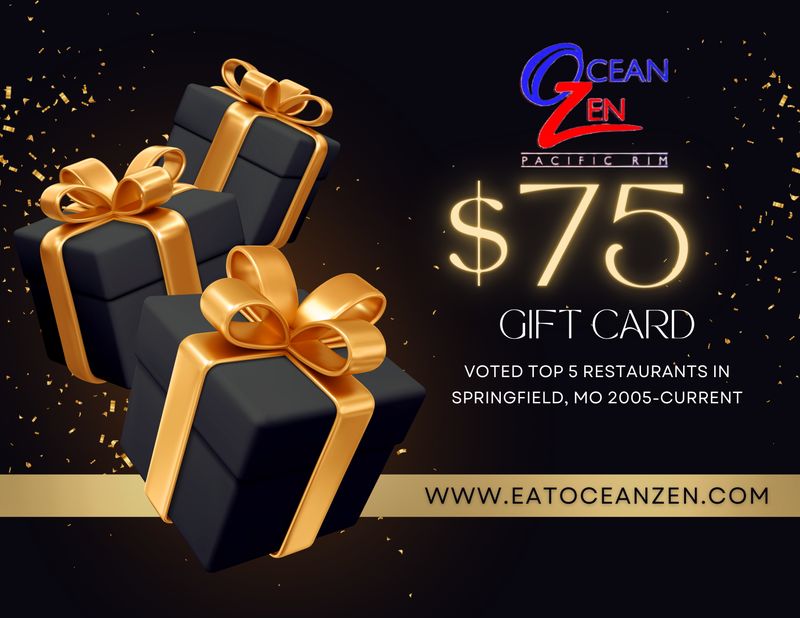 Seventy Five Dollar Gift Card