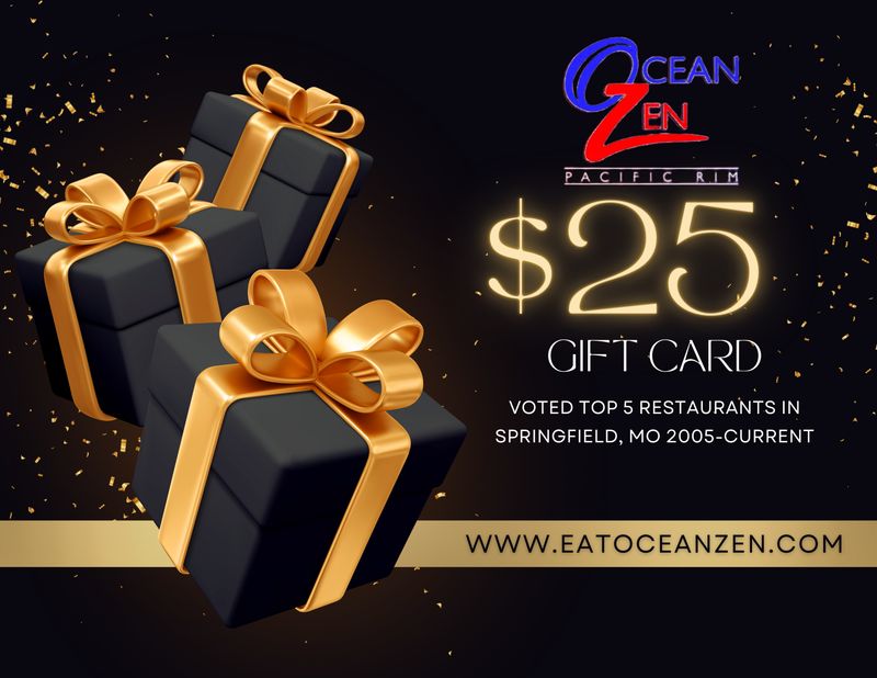 Twenty Five Dollar Gift Card