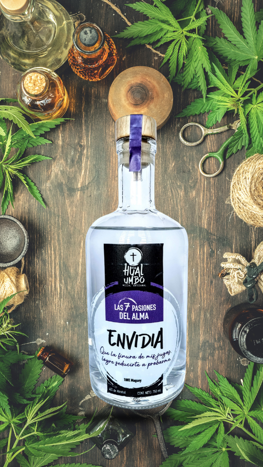 Envidia: Espadín Artesanal Destilado con Cannabis