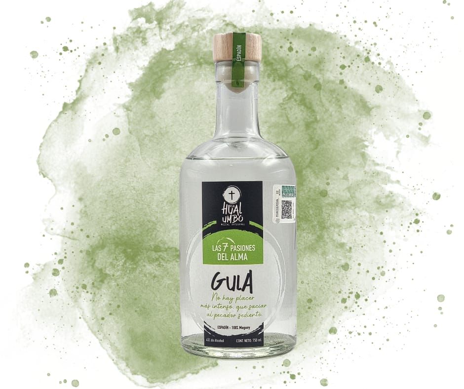 Gula: Espadín, Mezcal Prenium Artesanal.