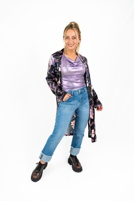 Top Cristal Lila
