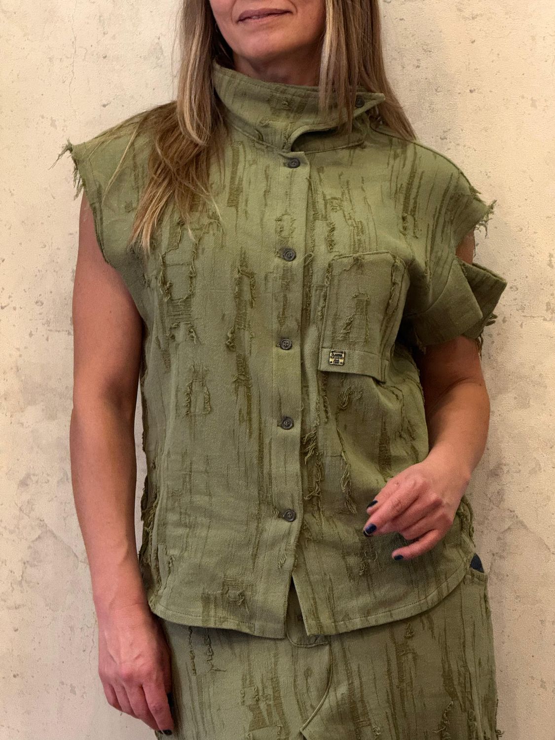 CAMISA GASA VERDE