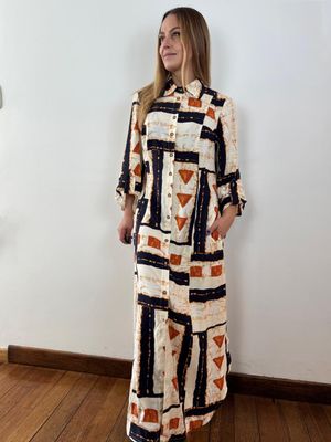 VESTIDO CAMISERO AZUL