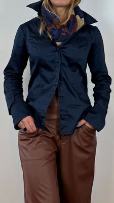 CAMISA POPELINA AZUL