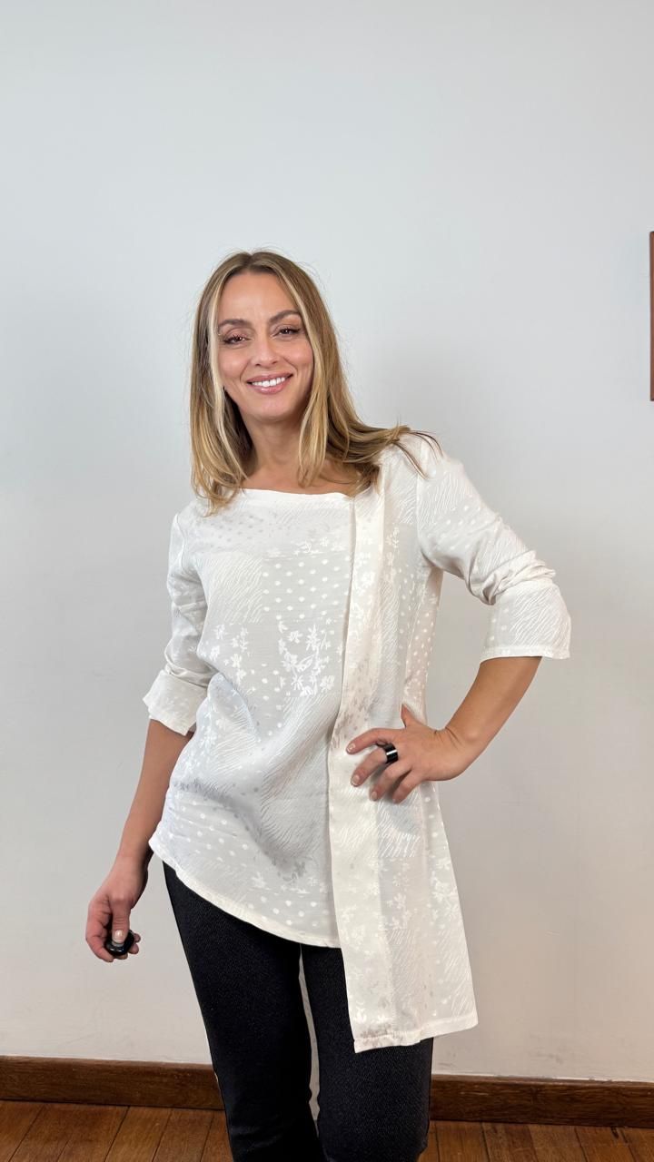 BLUSA PERLA BLANCO