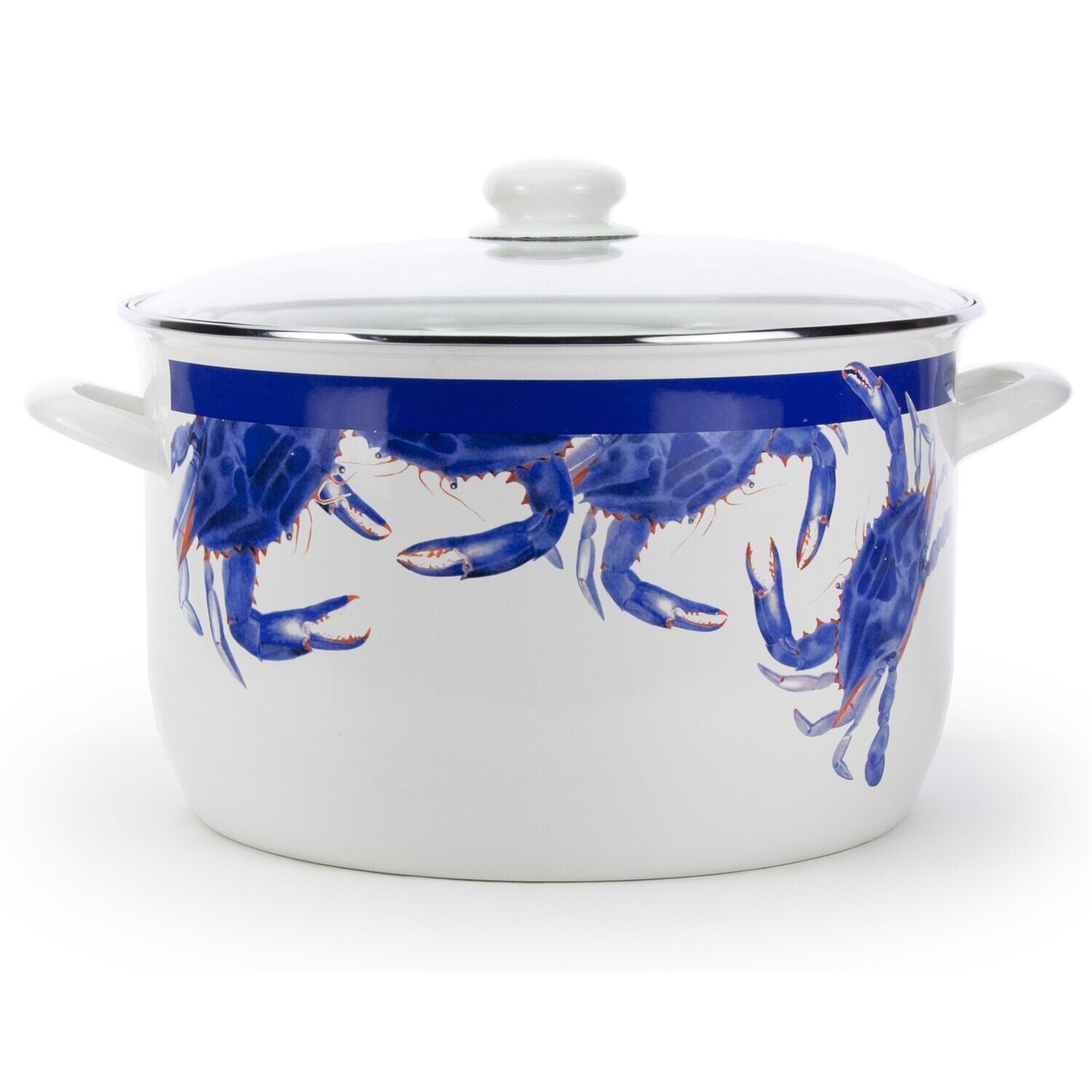 Coastal Stock Pot, Style: Blue Crab