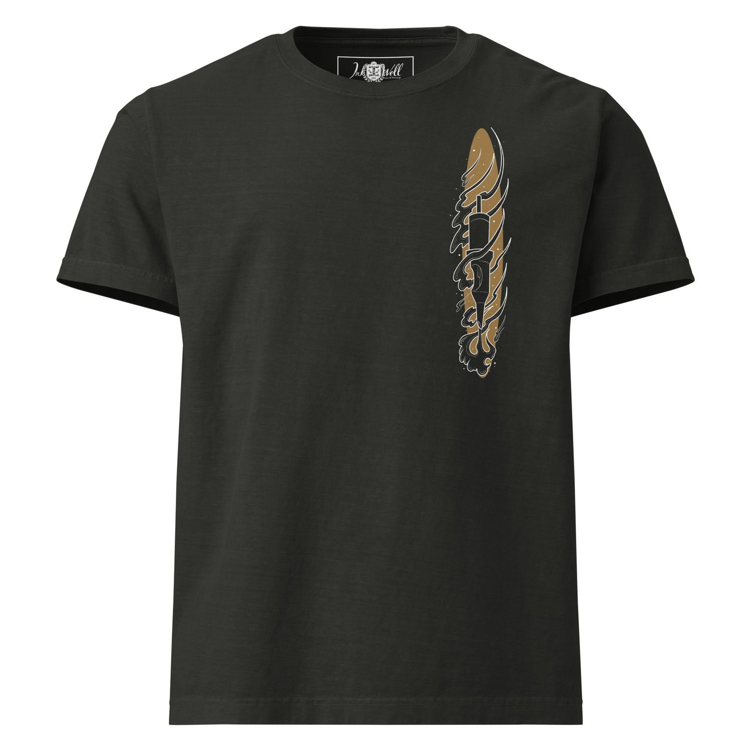 Liquid fire oversized t-shirt