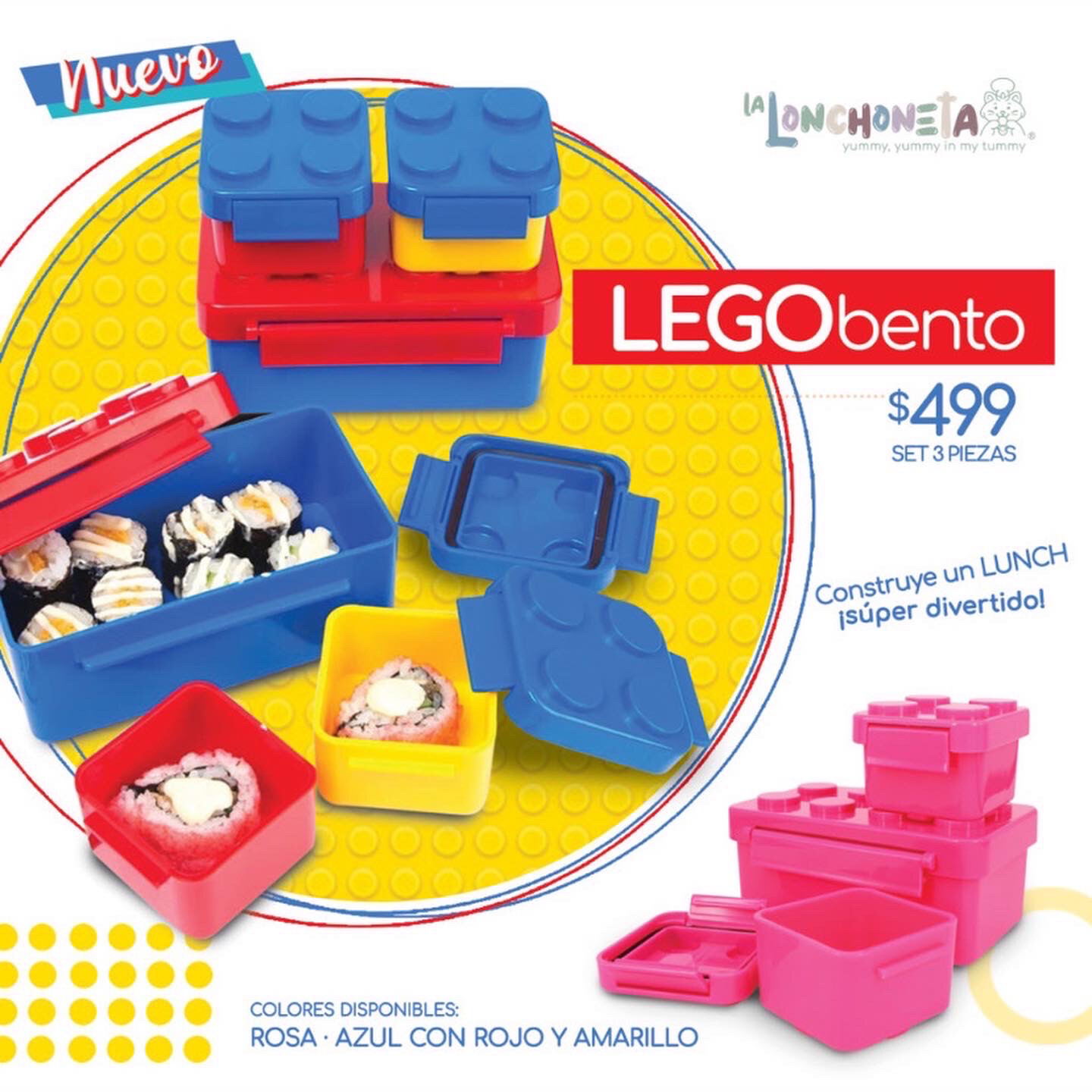Lego Bento Tricolor