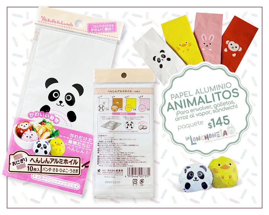 Papel Aluminio Animalitos
