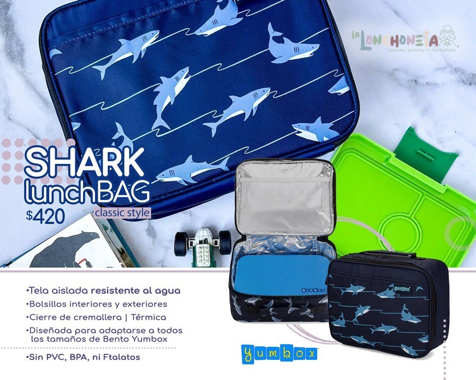 Lonchera Yumbox tiburón azul