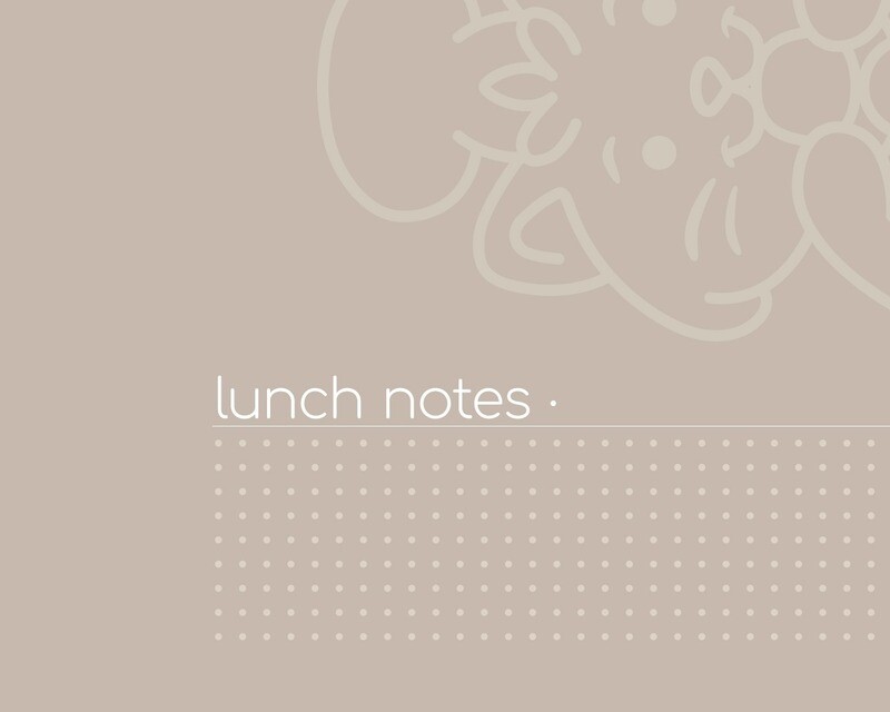 Notas para Lunch
