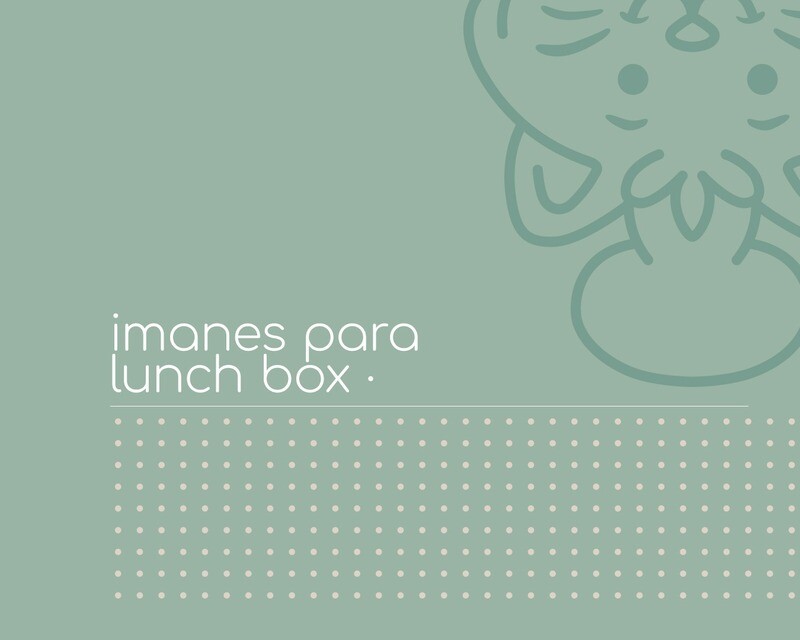 Imanes para Lunchbox