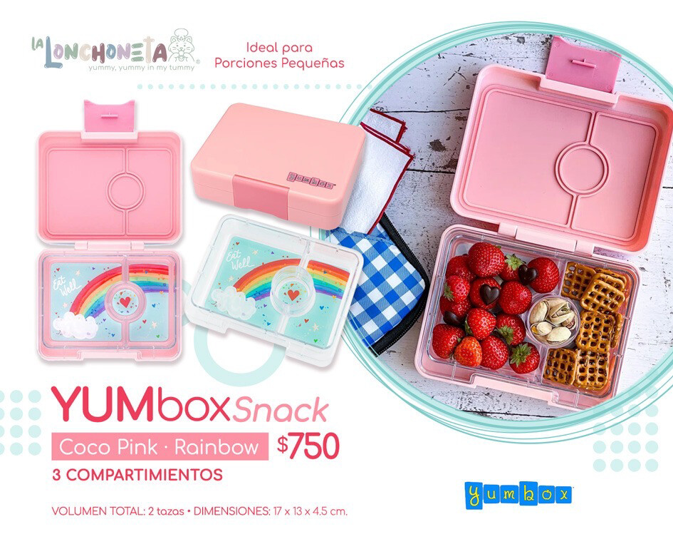 Mini yumbox snack rosa