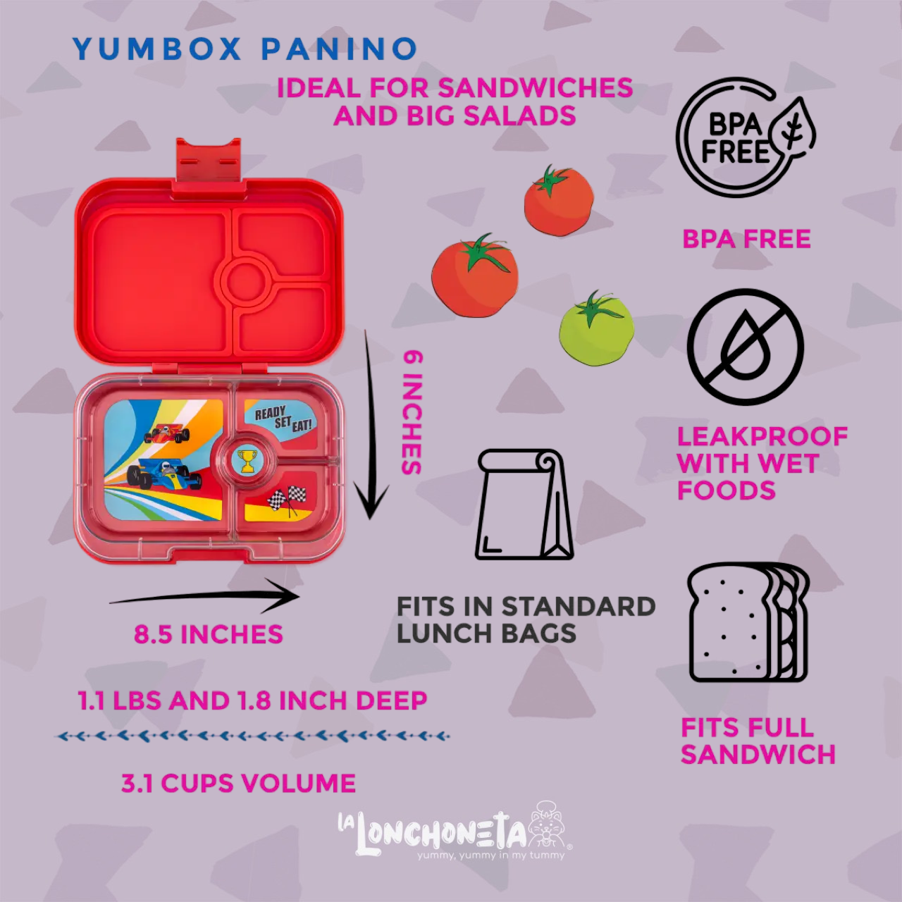 Yumbox Panino Coches
