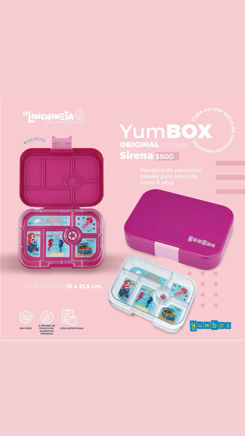 Yumbox Original Sirena Morada